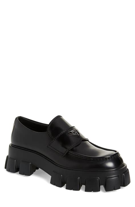 prada logo on shoes|prada chunky shoes.